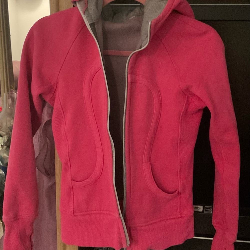 lululemon athletica Vibrant Pink Hoodie